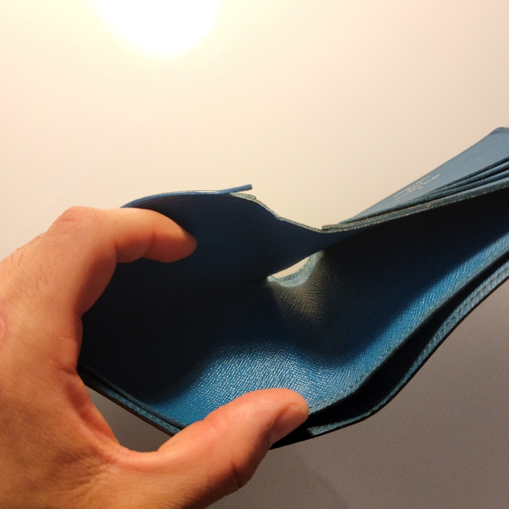 Louis Vuitton Male Wallet Blue - Picture 4 of 6